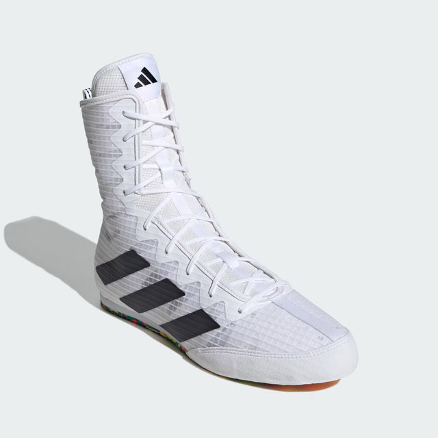 Adidas Boxschuhe Box Hog 4 – Weiß/Schwarz