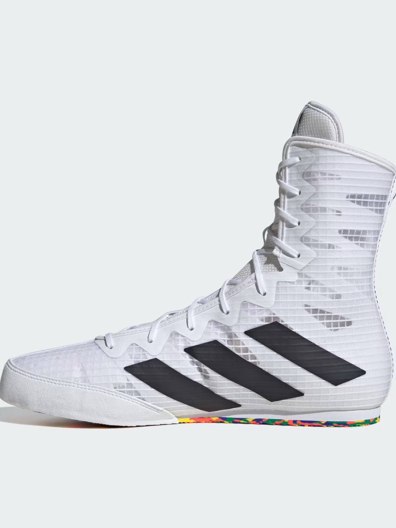 Adidas Boxschuhe Box Hog 4 – Weiß/Schwarz