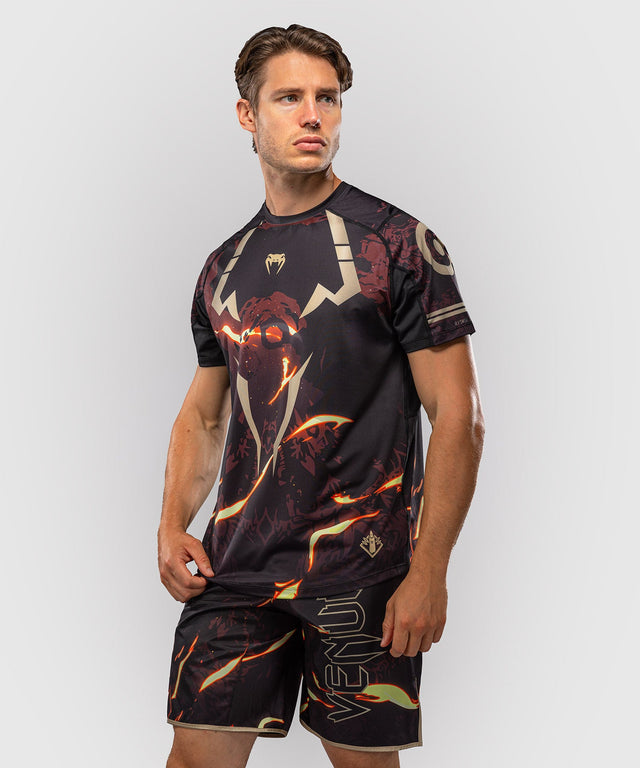 T-shirt Venum x Jujutsu Kaisen Sukuna – Noir/Beige clair