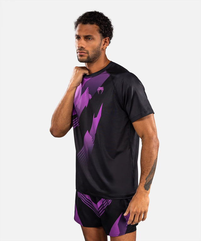 Venum T-Shirt No-Gi 6.0 - Sort/Lilla