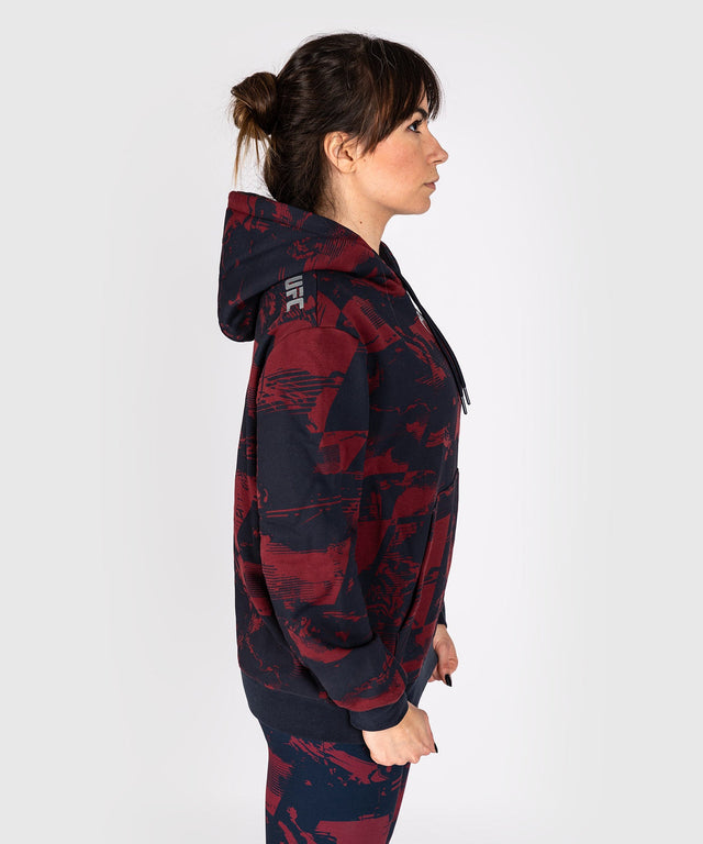 Venum UFC Hoodie Zenith Dam - Marinblå/Bordeaux/Silver