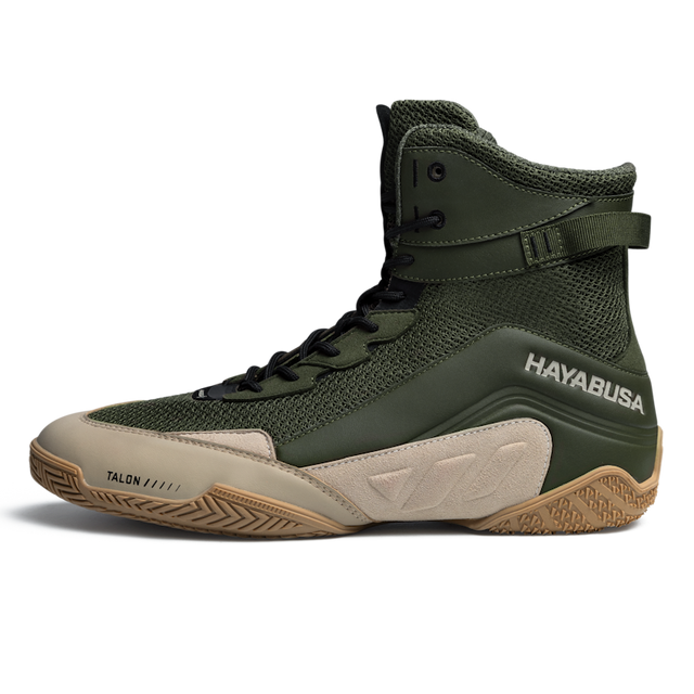 Botas de boxe Hayabusa Talon – Caqui Verde/Bege