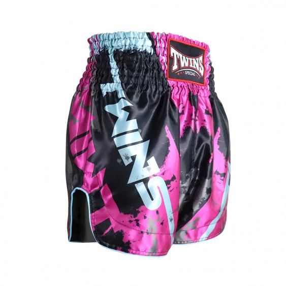 Twins Muay Thai shorts TTBL Candy - Pink/Sort