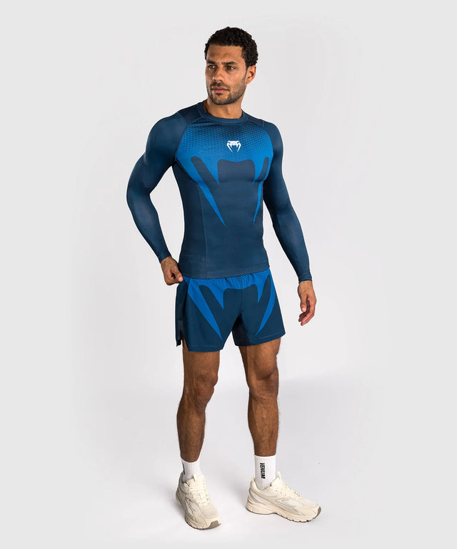 Rashguard Venum No Gi Maniche lunghe – Blu