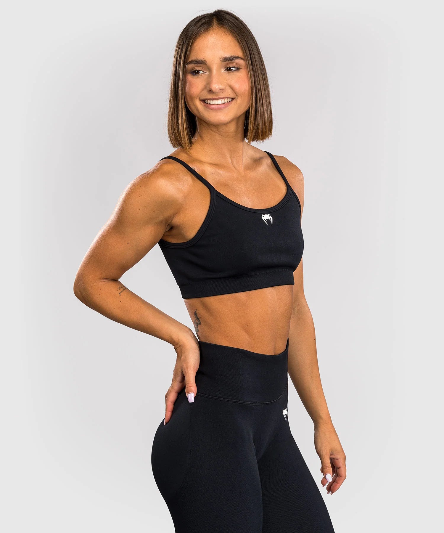 Sportovní podprsenka Venum Sculpt – Černá/Bílá