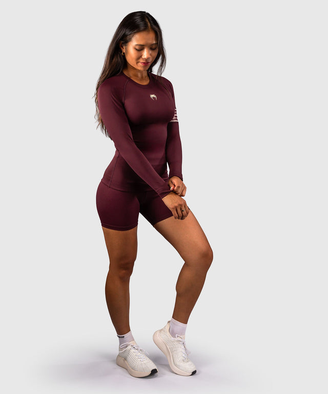 Rashguard Venum Talisman Maniche Lunghe - Prugna
