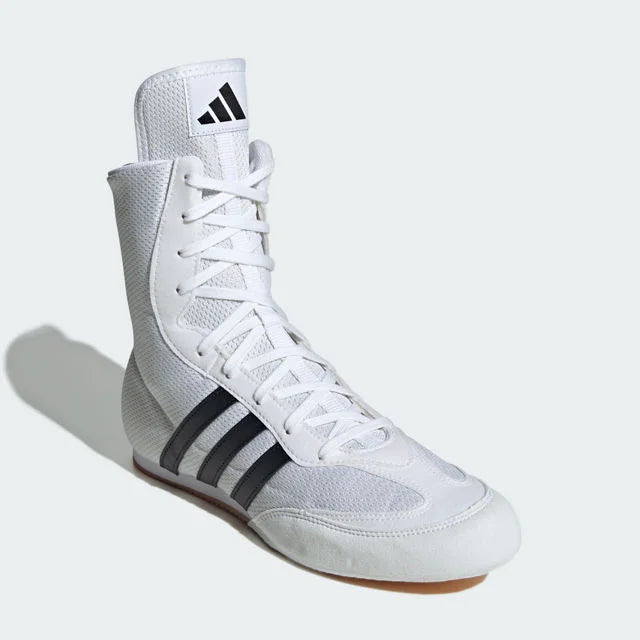 Chaussures de boxe Adidas Box Hog 2 – Blanc/Noir