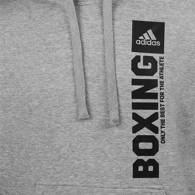 Adidas Hoodie Community Vertical Boxing - Grå/Sort