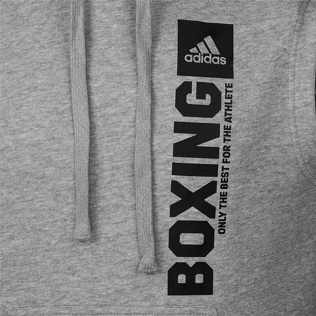Adidas Mikina bez rukávů Boxing – Šedá/Černá