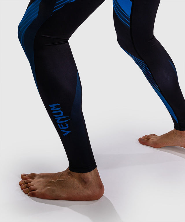 Shorts de compression No-Gi Venum 6.0 – Noir/Bleu