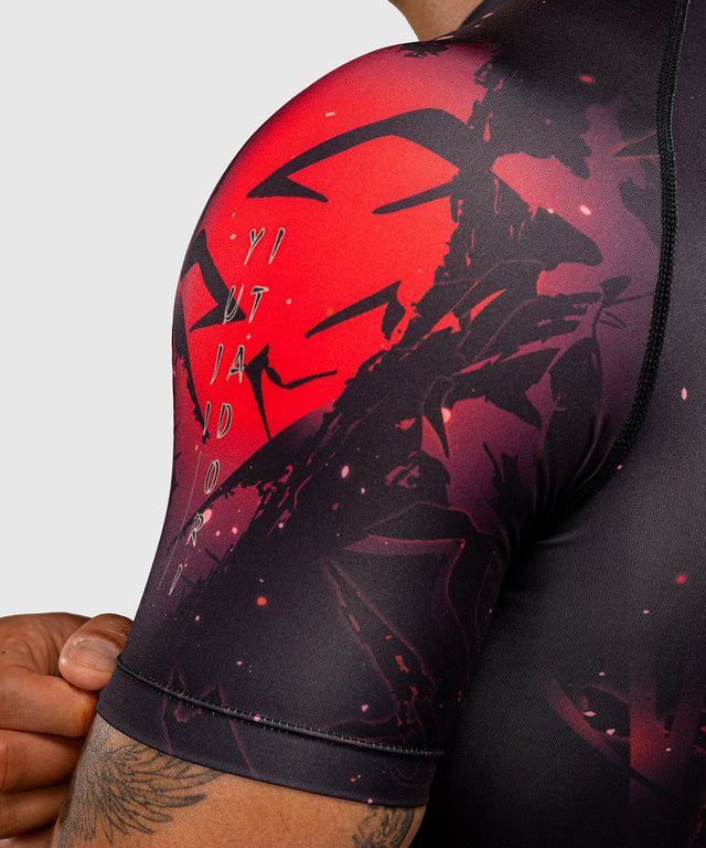Rashguard Venum x Jujutsu Kaisen Itadori – Černá/Červená
