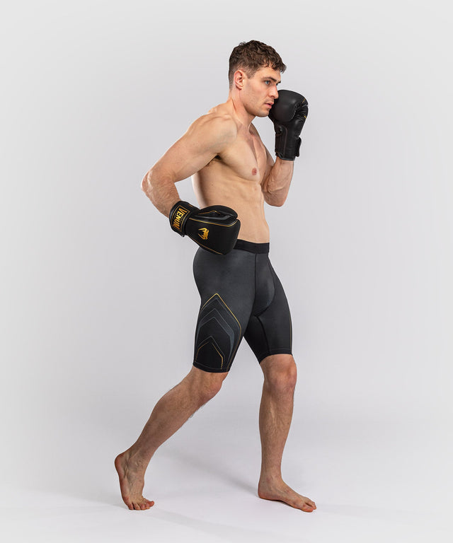 Shorts de compression Venum Streamline – Noir/Or