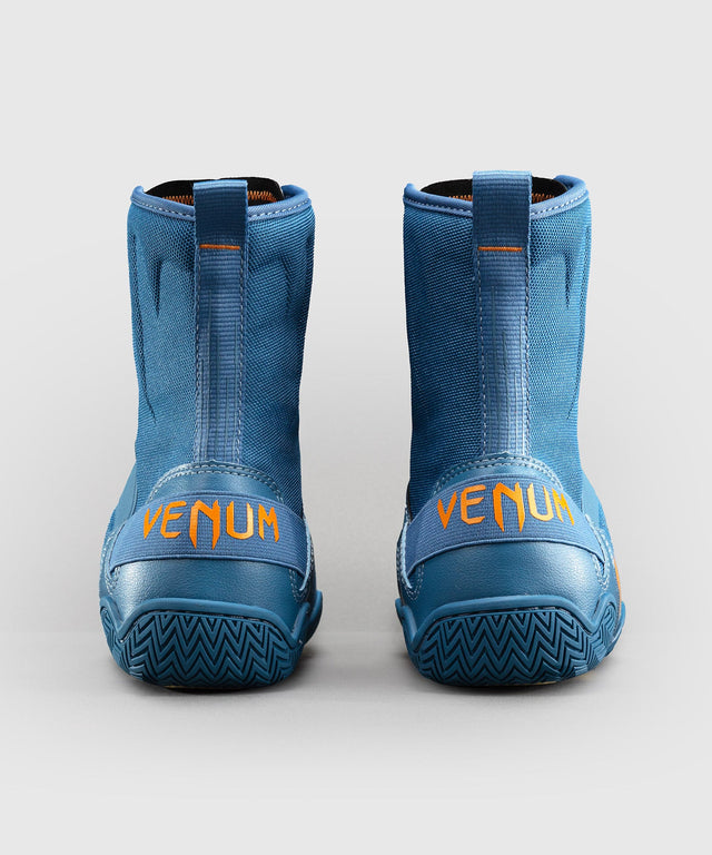 Venum Boxschuhe Elite Neo – Stahlblau/Orange