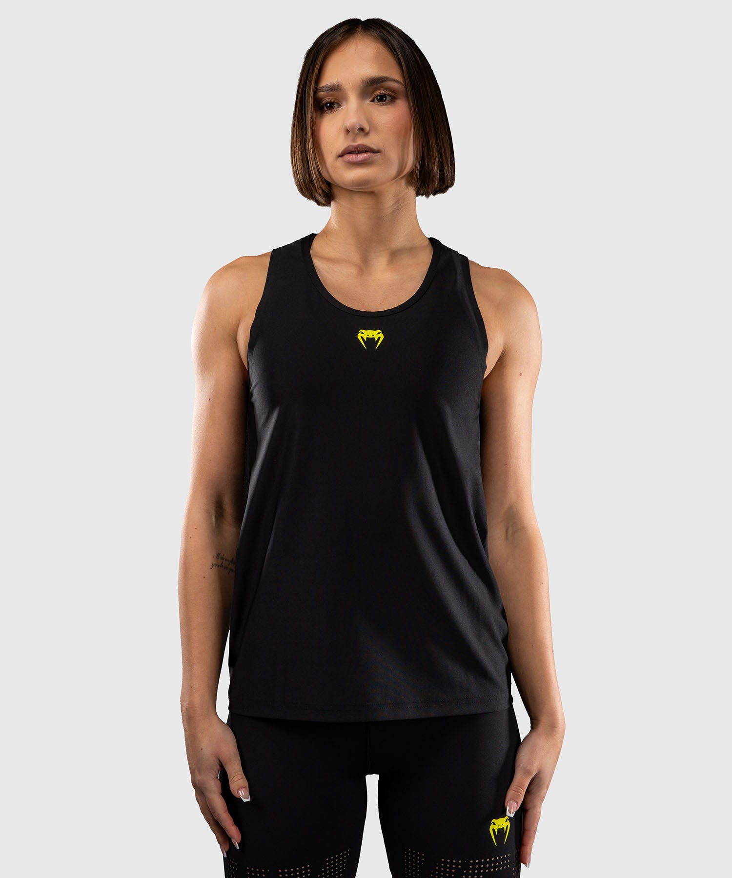 Venum Tank Top Lazer Dry Tech til kvinder - Sort/Gul