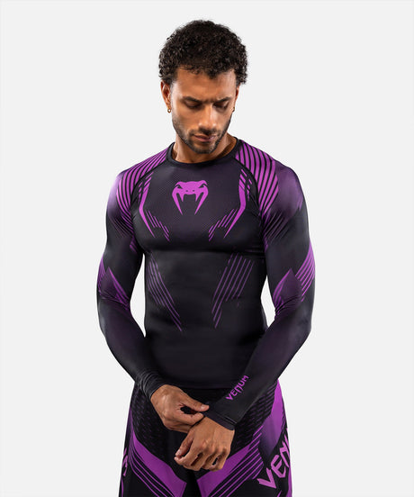 Rashguard Venum No-Gi 6.0 – Czarny/Fioletowy