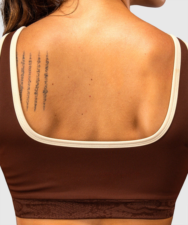Bustier sport Venum Viper pentru femei – Maro