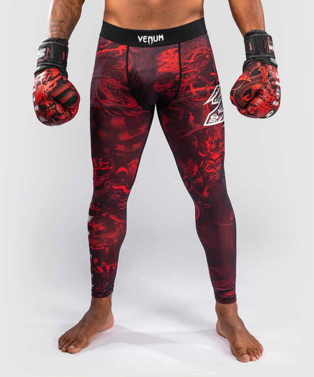 Shorts de compression Venum 20th Anniversary – Noir/Rouge