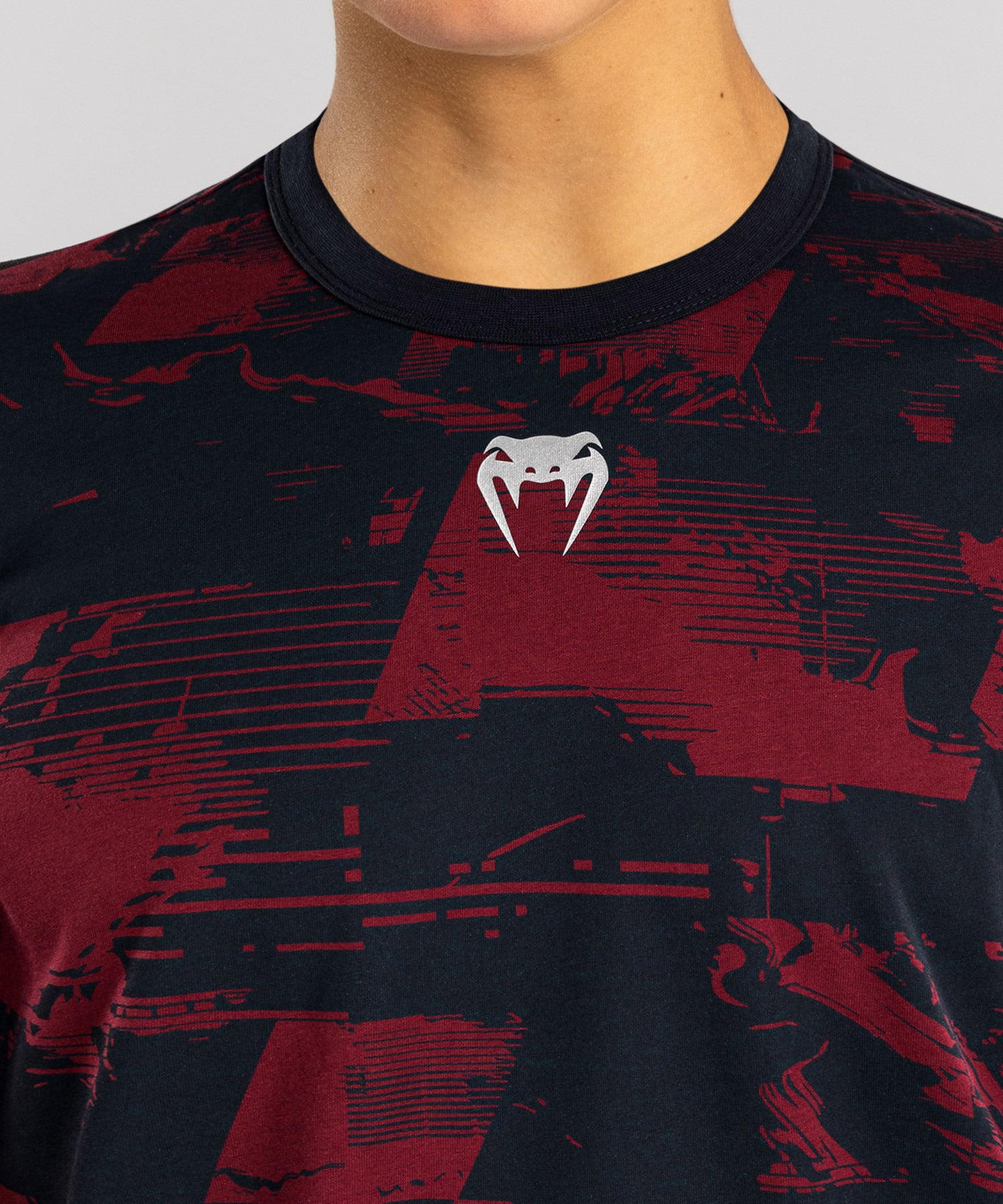 T-shirt UFC Venum Zenith – Azul-marinho/Bordô/Prata