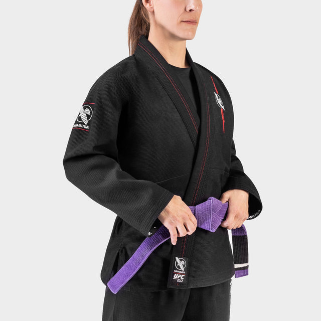 Hayabusa x UFC BJJ-gi Jacka Lightweight Dam - Svart