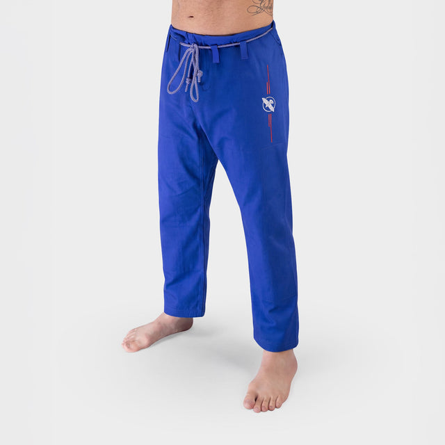 BJJ trenky Hayabusa Valor Twill – Modré