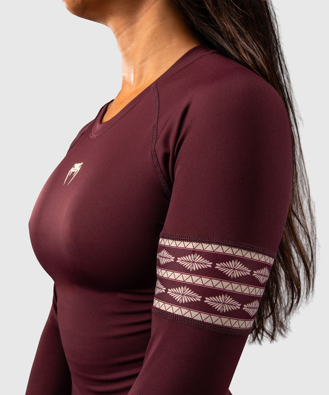 Rashguard Venum Talisman Maniche Lunghe - Prugna