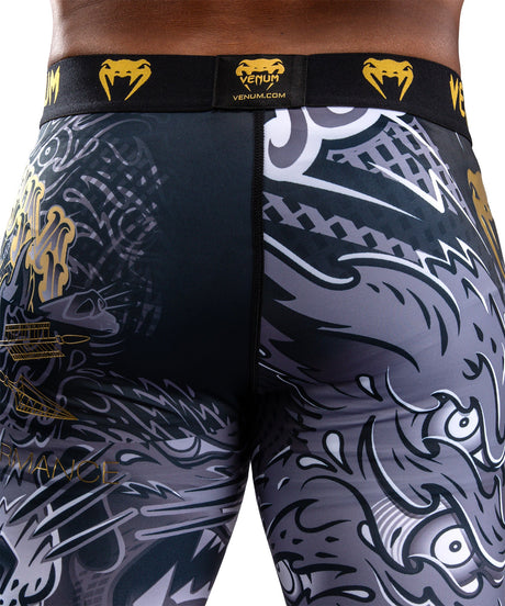 Shorts de compression Venum Wolf Atak – Noir/Gris