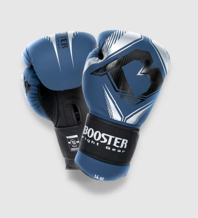 Booster Boksehandsker Bangkok – Blå/Sølv/Sort – Boksehandsker