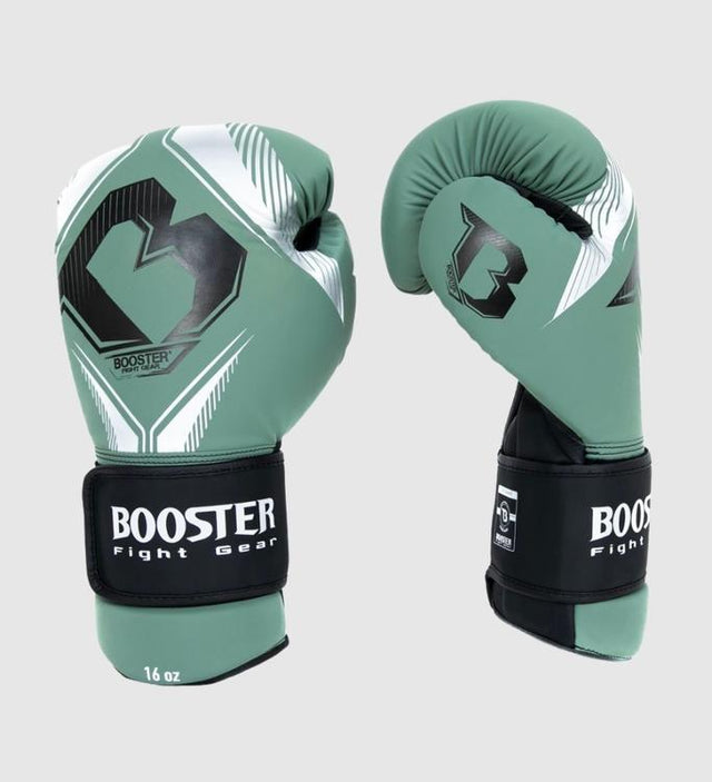 Guantoni da boxe Booster Bangkok – Verde/Argento/Nero