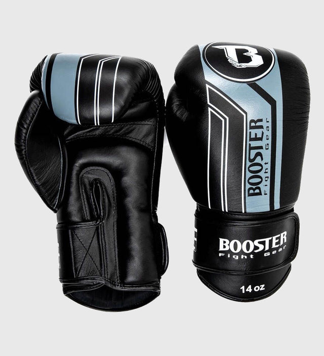 Gants de boxe Booster – Noir/Gris