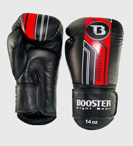 Luvas de boxe Booster – Preto/Vermelho – Luvas de boxe