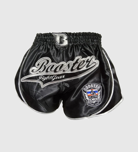 Booster Kickboxing shorts Retro Slugger 3 - Sort/Sølv - Shorts