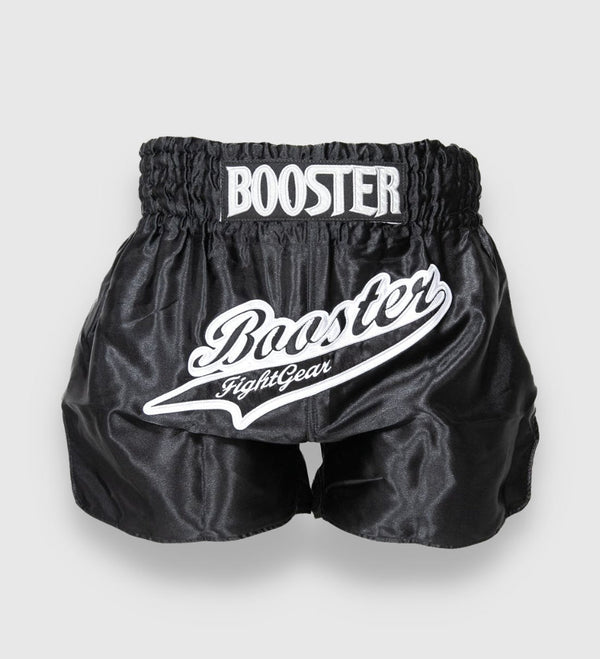 Booster Kickboxing shorts Slugger – Sort/Hvid