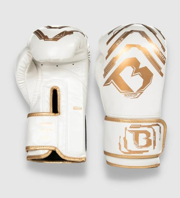 Booster Boxhandschuhe Elite Kinder – Weiß/Gold