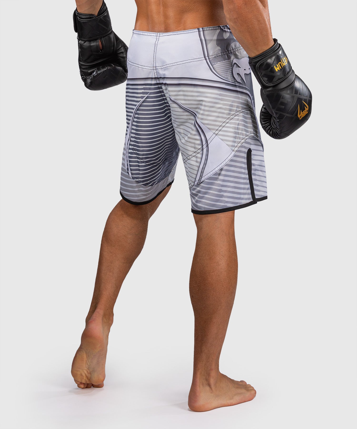 MMA trenky Venum Camo Hero – Bílé/Světle šedé