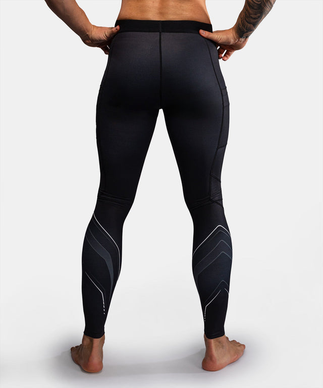 Shorts de compression Venum Streamline – Noir/Blanc