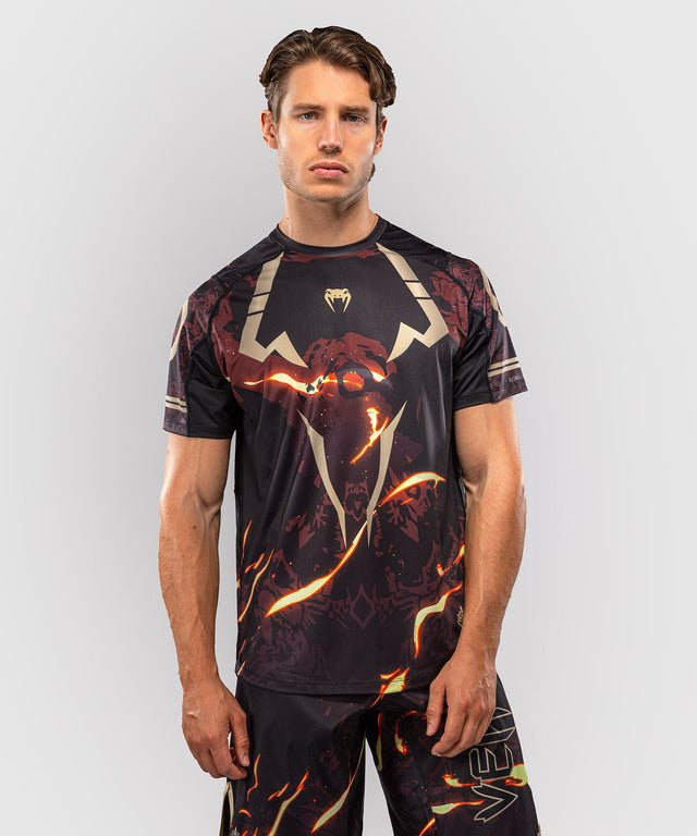 T-shirt Venum x Jujutsu Kaisen Sukuna – Noir/Beige clair