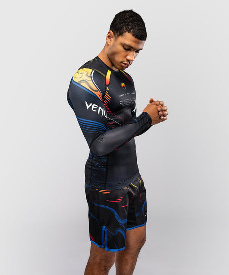Venum Rashguard TEKKEN 8 Yoshimitsu - Zwart/Oranje - foto 2