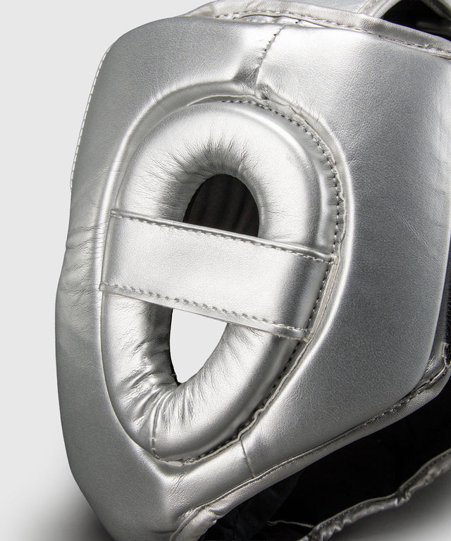 Casco Ringhorns Charger – Argento/Nero - chiusura