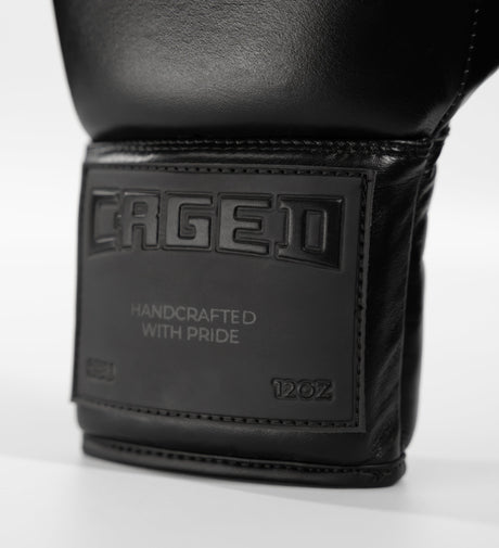 Rękawice bokserskie Caged X Series – Czarne/Czarne