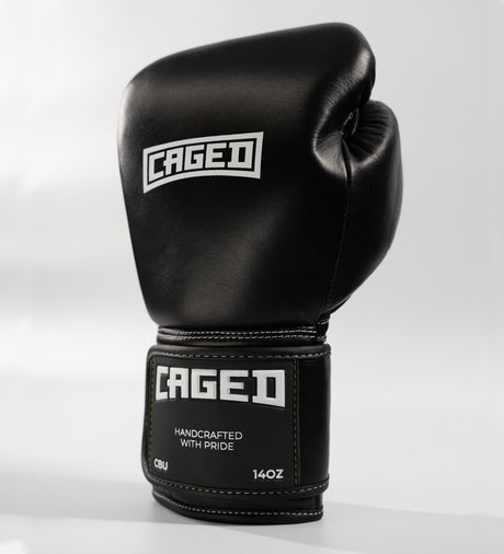 Boxerské rukavice Caged X Series – Černé/Bílé