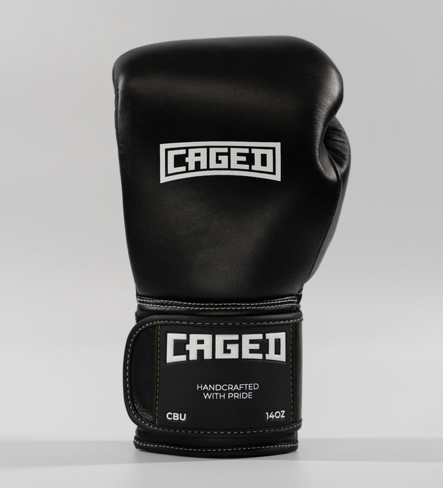 Mănuși de box Caged X Series – Negru/Alb