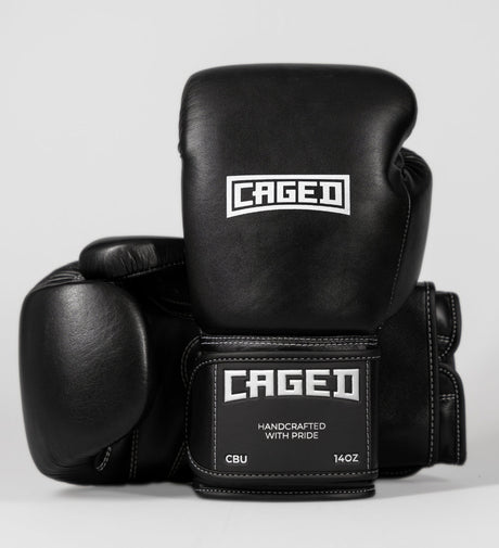 Boxerské rukavice Caged X Series – Černé/Bílé