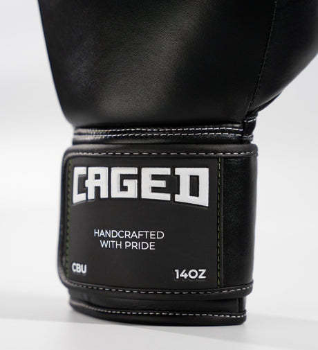 Boxerské rukavice Caged X Series – Černé/Bílé