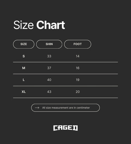 Chrániče holení Caged Kickboks 'X' Series – Černé/Černé – Chrániče holení