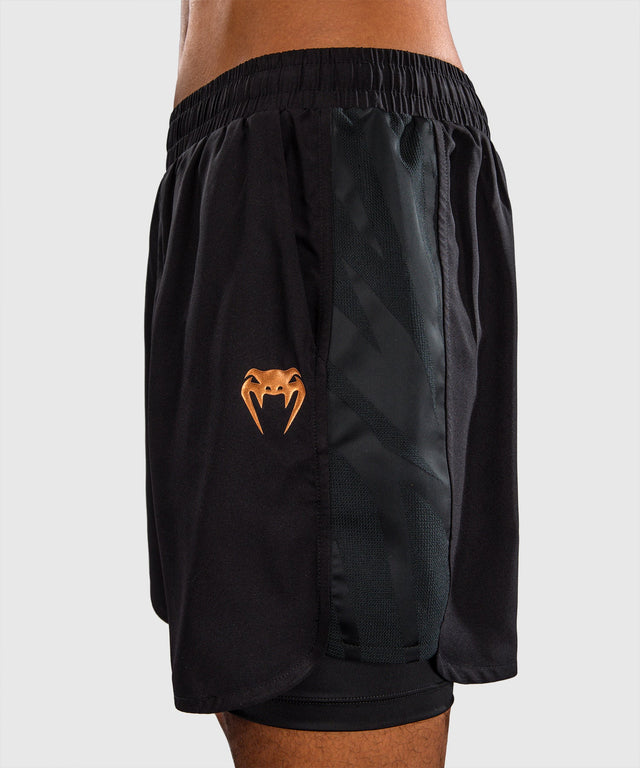 Shorts d'entraînement Venum G-Fit Revolution – Noir/Cuivre