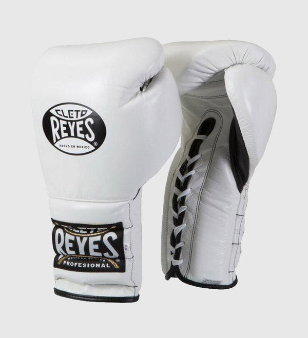 Cleto Reyes Boxing gloves with lace closure – White