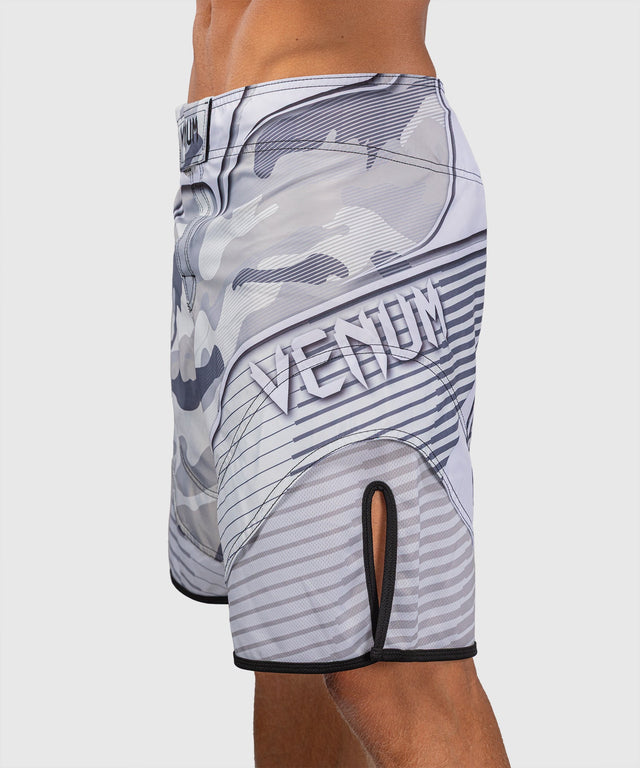 MMA trenky Venum Camo Hero – Bílé/Světle šedé