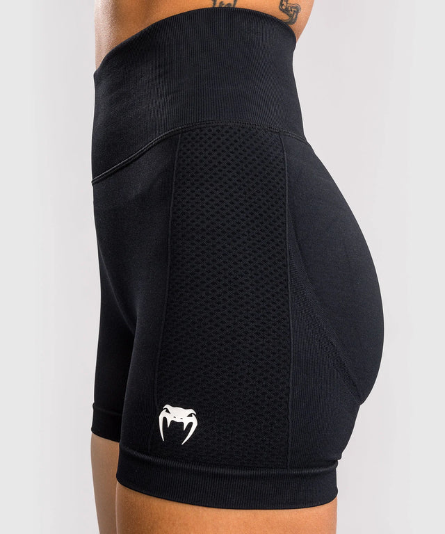 Pantaloncini a compressione Venum Sculpt da donna – Nero/Bianco