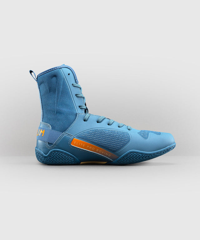 Venum Boxschuhe Elite Neo – Stahlblau/Orange