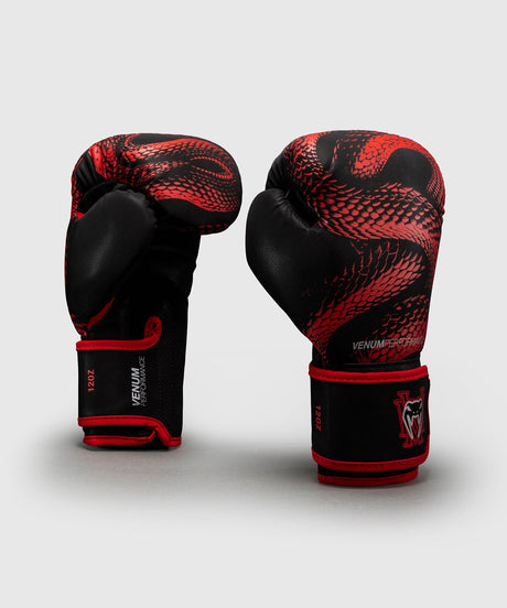 Gants de boxe Venum Matupa – Noir/Rouge/Argent – photo 1